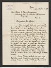 Nachlass Franz Steindachner, Brief von H. Sauter an Franz Steindachner (17.12.1906), Inv.Nr. 438.01, Seite 1